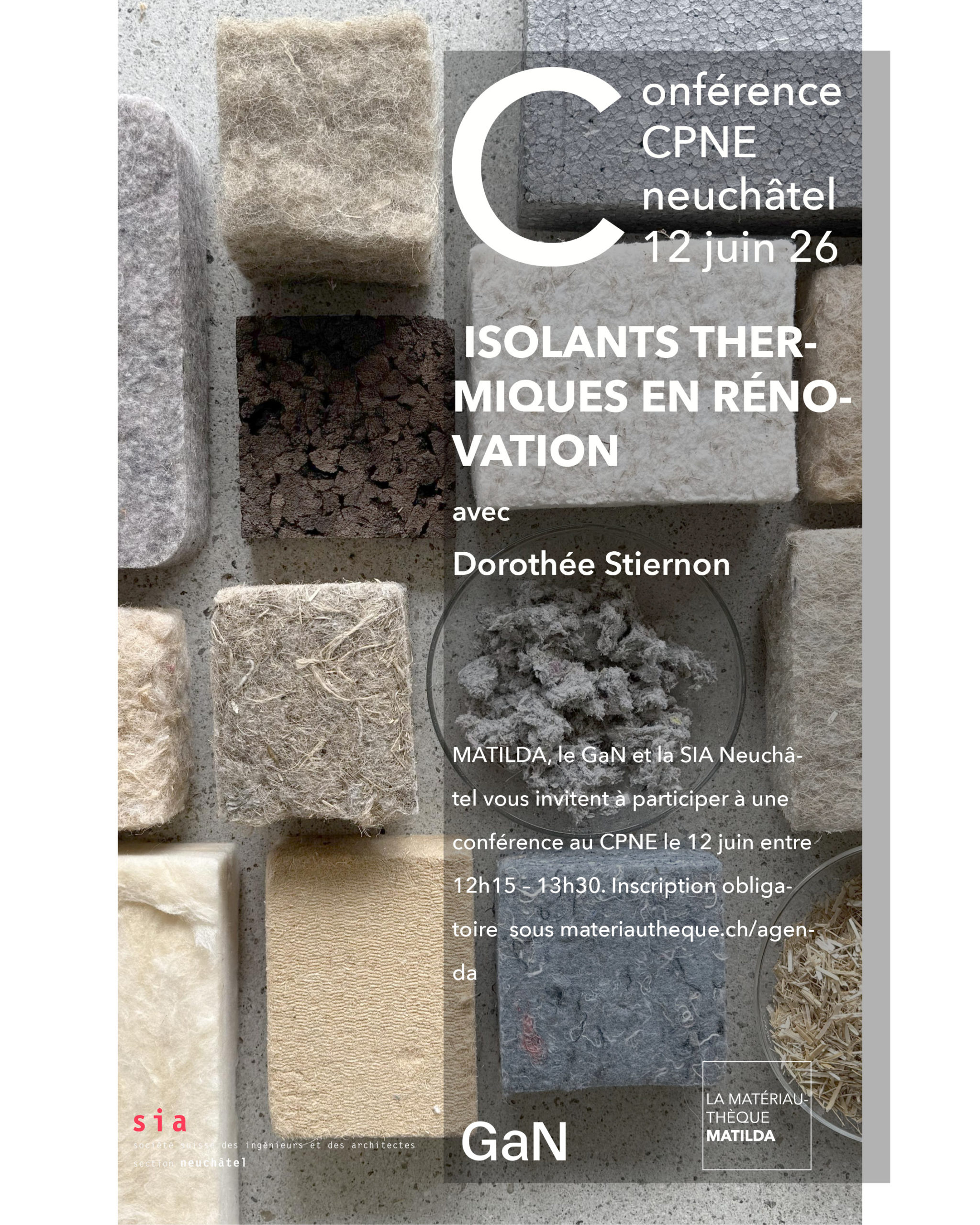 Affiche conférence isolation
