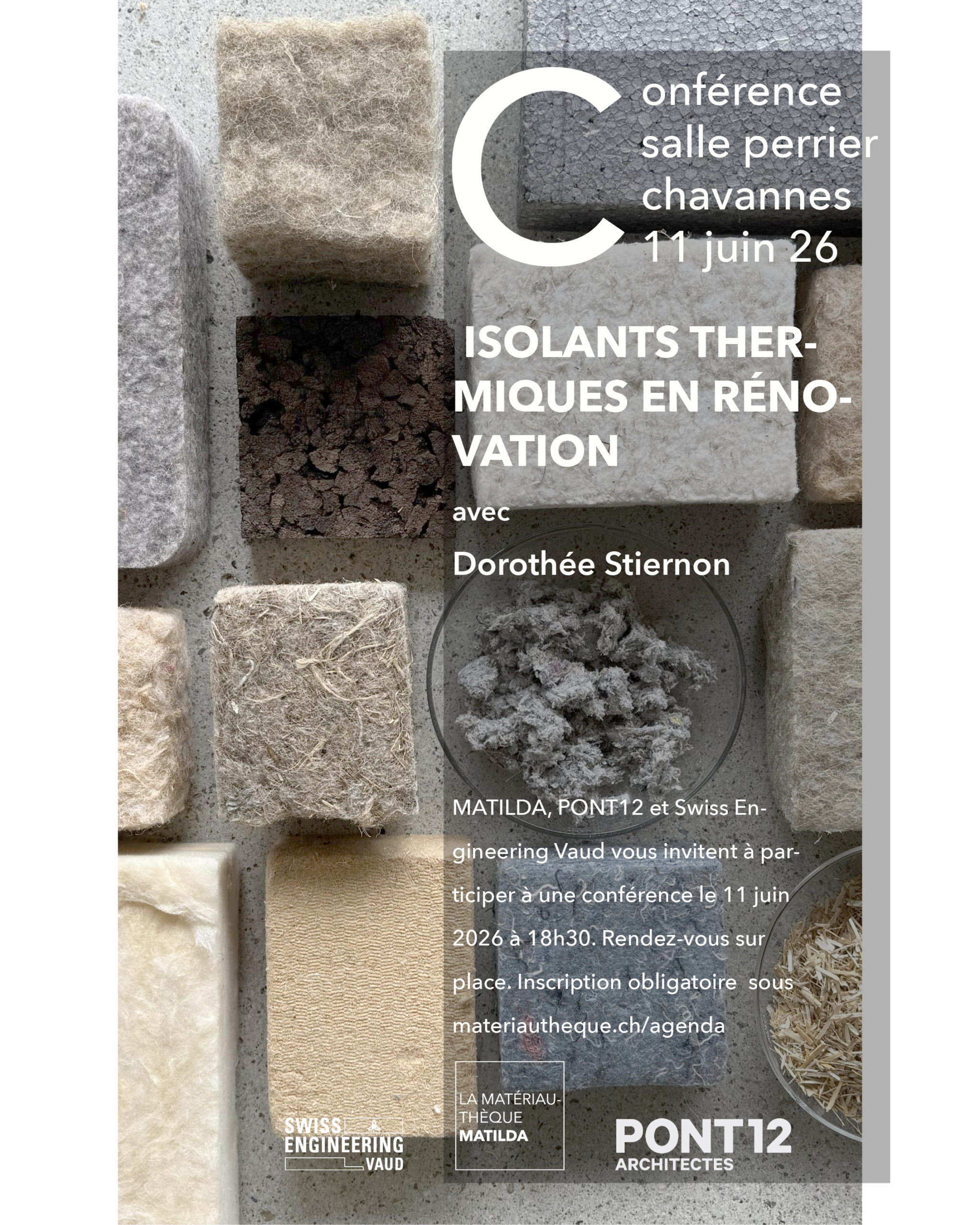 Affiche conférence isolation